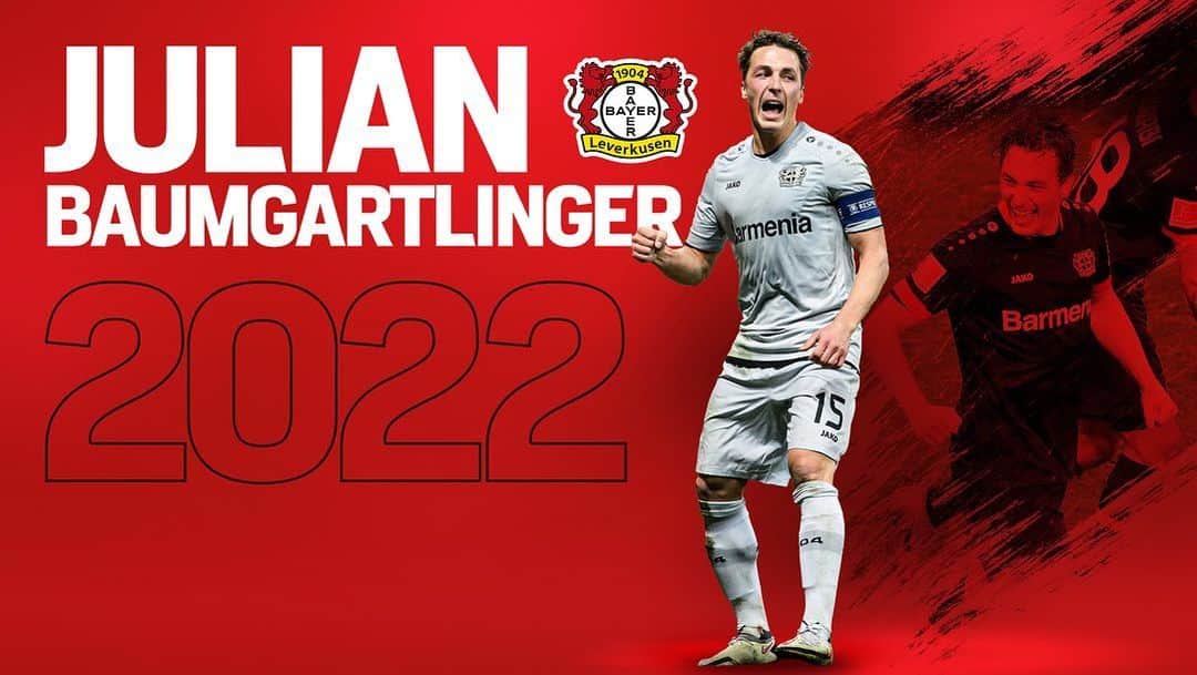 バイエル・レバークーゼンさんのインスタグラム写真 - (バイエル・レバークーゼンInstagram)「✍️ 2️⃣0️⃣2️⃣2️⃣  Julian #Baumgartlinger has extended his contract until 2022! 🤝  #Bayer04 #Werkself #StärkeBaumi」2月17日 21時01分 - bayer04fussball