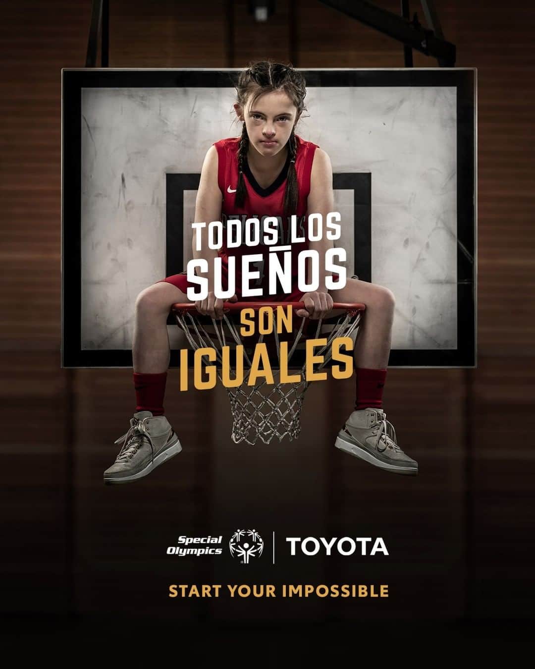 キャロリーナ・マリンのインスタグラム：「El deporte es inclusión, es saber que no estamos solos en la pista y que todos valemos lo mismo 🤜🤛  Porque no importa lo que piensen, ni lo que digan. Todos los sueños son iguales 💪  @specialolympics  con el apoyo de TOYOTA. @toyota_esp  @specialolympicsesp  #StartYourImpossible #EquipoToyota」