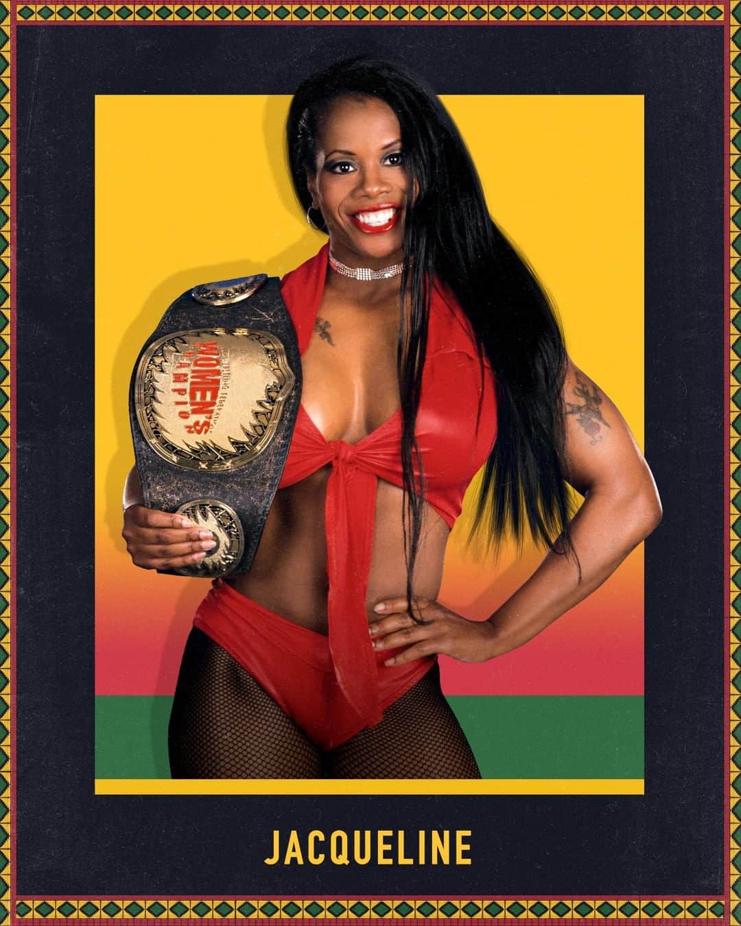 WWEさんのインスタグラム写真 - (WWEInstagram)「Handing 💐 to the original barrier breaker, @jackiemooretx, who helped break the glass ceiling for the future. 👑 #BlackHistoryMonth」2月17日 22時00分 - wwe