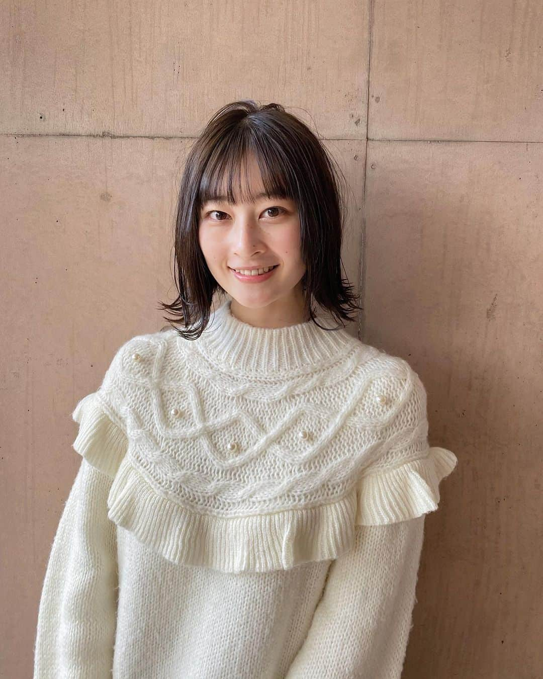 高井千帆さんのインスタグラム写真 - (高井千帆Instagram)「💇🏻‍♀️🌸﻿ (リップ塗り忘れて血色無ですがお気になさらず)」2月17日 22時10分 - chiho_takai_official