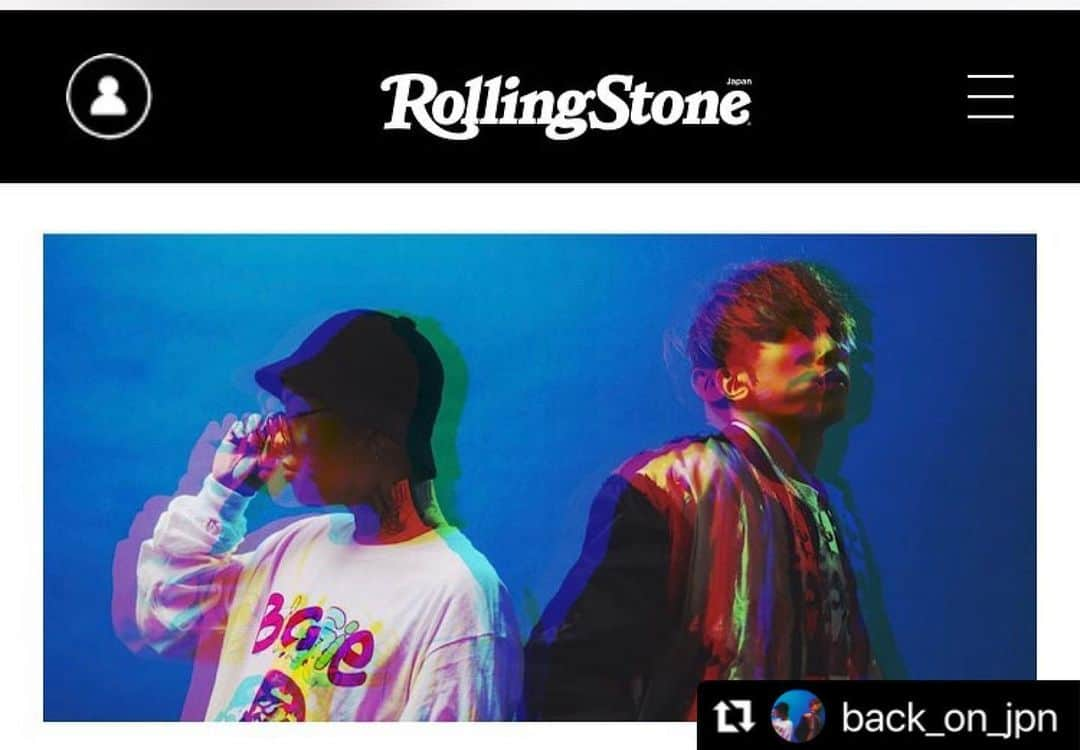 TEEDAさんのインスタグラム写真 - (TEEDAInstagram)「祝！！初Rolling stone掲載！！  【Web】RollingStone Webにインタビュー掲載 https://rollingstonejapan.com/articles/detail/35422/1/1/1 #backon #backon爆音 #kenji03 #rollingstone」2月17日 22時18分 - teeda_bo