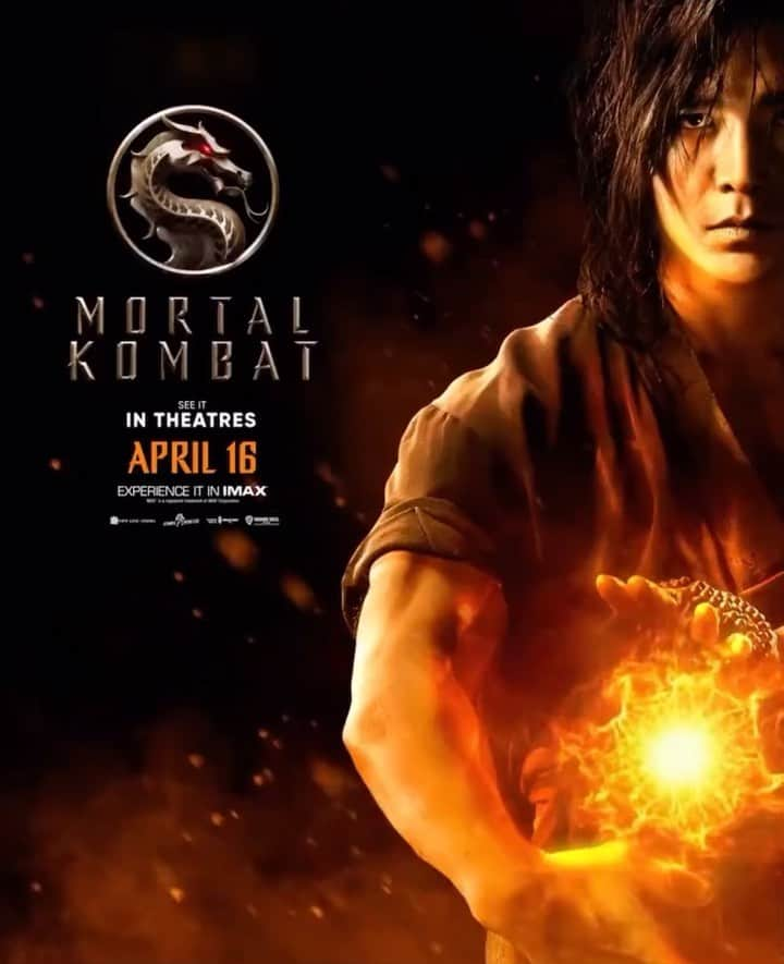 ルーディ・リンのインスタグラム：「The Chosen One 🔥 @mortalkombatmovie  #LiuKang #MortalKombatMovie #MortalKombat #Fatality #ShaolinMonk #NewLineCinema #WarnerBros」