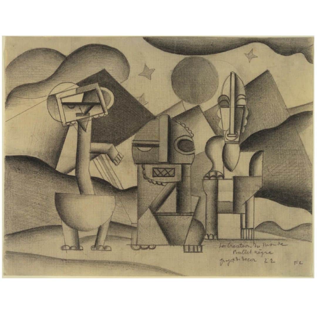 THE ROWさんのインスタグラム写真 - (THE ROWInstagram)「Fernand Léger;  Mise-en-scène for the ballet 'La Création du monde' (The Creation of the World), 1922」2月17日 23時32分 - therow