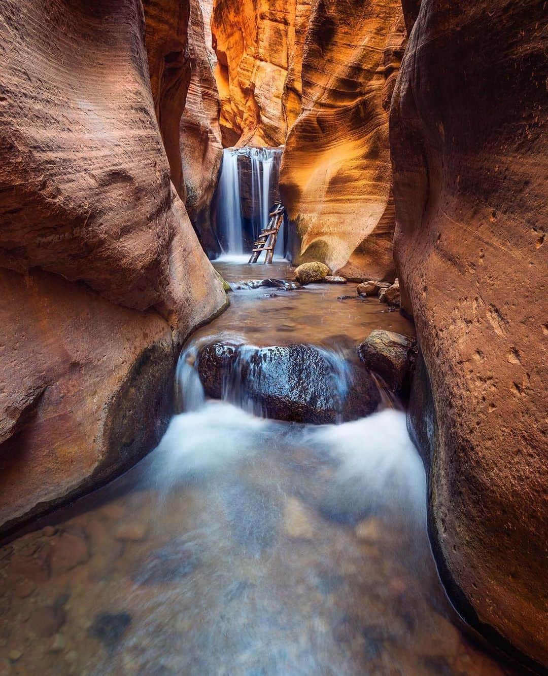 instagoodのインスタグラム：「@philipesterle One of the many waterfalls in Kannaraville Canyon, in lnads previously occupied by the Paiute tribe.⁠⠀ ⁠⠀ Kanarraville, Utah⁠⠀」