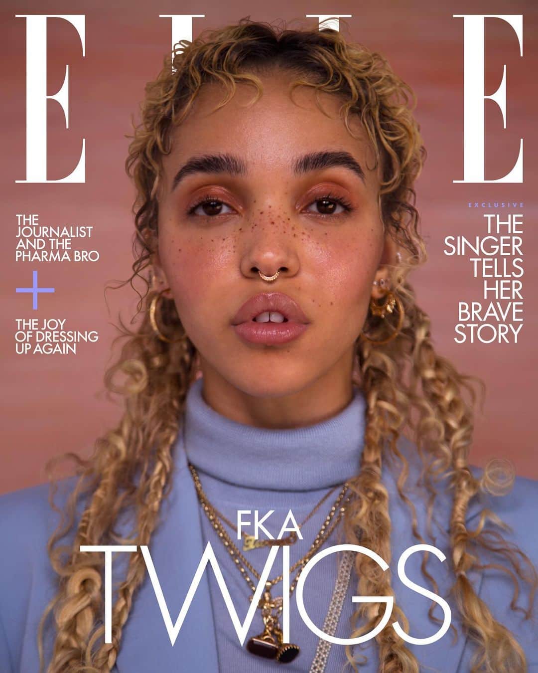 FKAツイッグスさんのインスタグラム写真 - (FKAツイッグスInstagram)「thank you @elleusa for having me and for creating space for this conversation <3  ELLE march 2021 @elleusa editor-in-chief @ninagarcia photographer @ruthossaistudio stylist @matthew_josephs writer @marjon_carlos hair @rio_hair mua @beasweetbeauty nails @imarninails」2月18日 0時00分 - fkatwigs