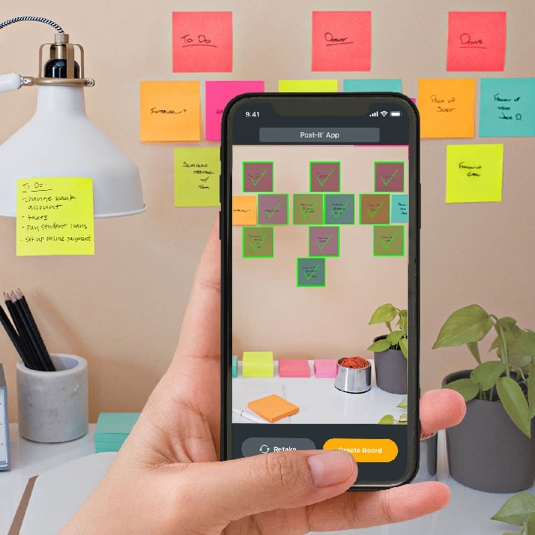 ポスト・イットさんのインスタグラム写真 - (ポスト・イットInstagram)「Brainstorm better, keep your team up-to-date, and get projects done on time from  virtually anywhere with the Post-it® App.」2月18日 0時00分 - postit