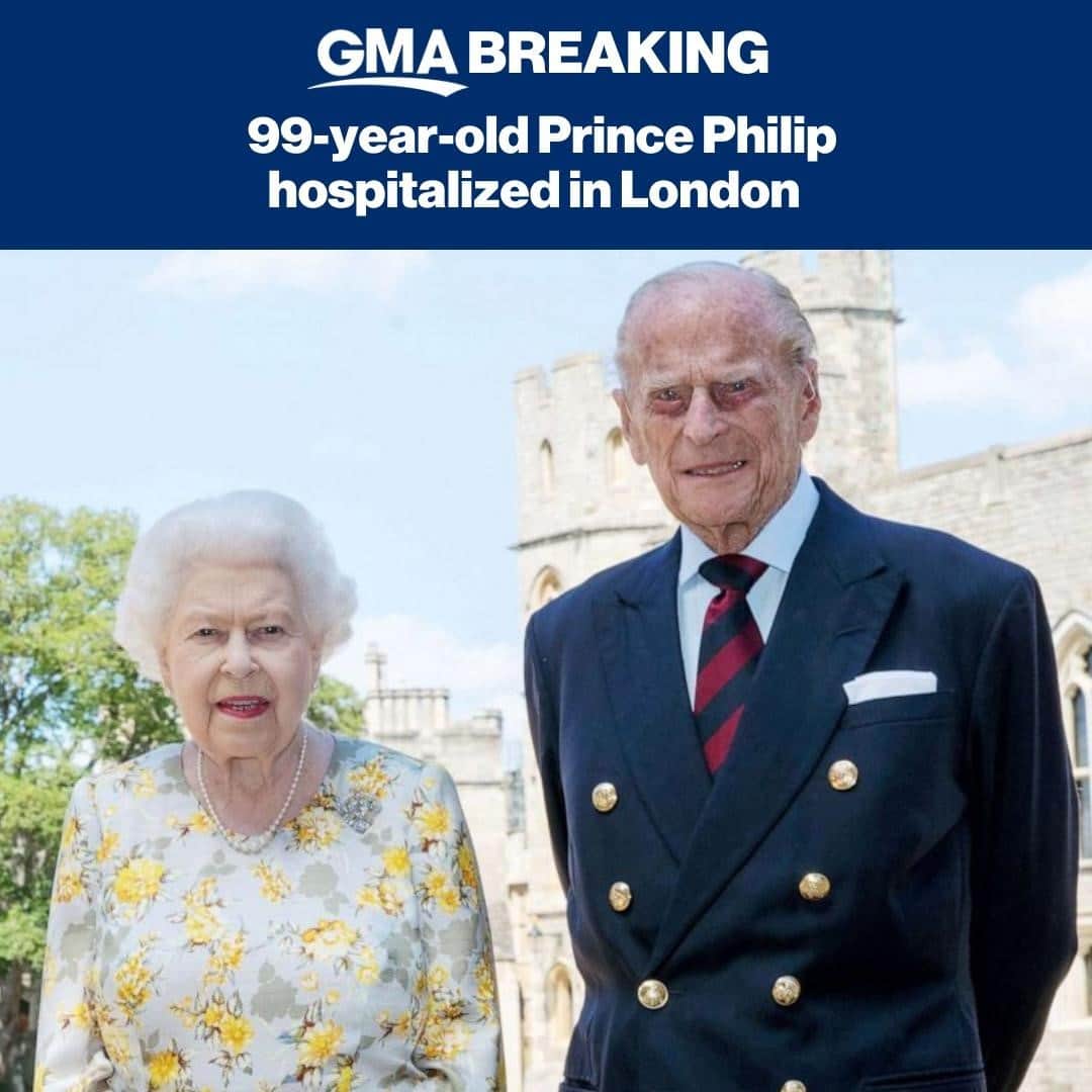 Good Morning Americaさんのインスタグラム写真 - (Good Morning AmericaInstagram)「DEVELOPING: Prince Philip, the Duke of Edinburgh, was admitted to a London hospital, Buckingham Palace has announced. LINK IN BIO FOR DETAILS. ⁠」2月18日 0時01分 - goodmorningamerica