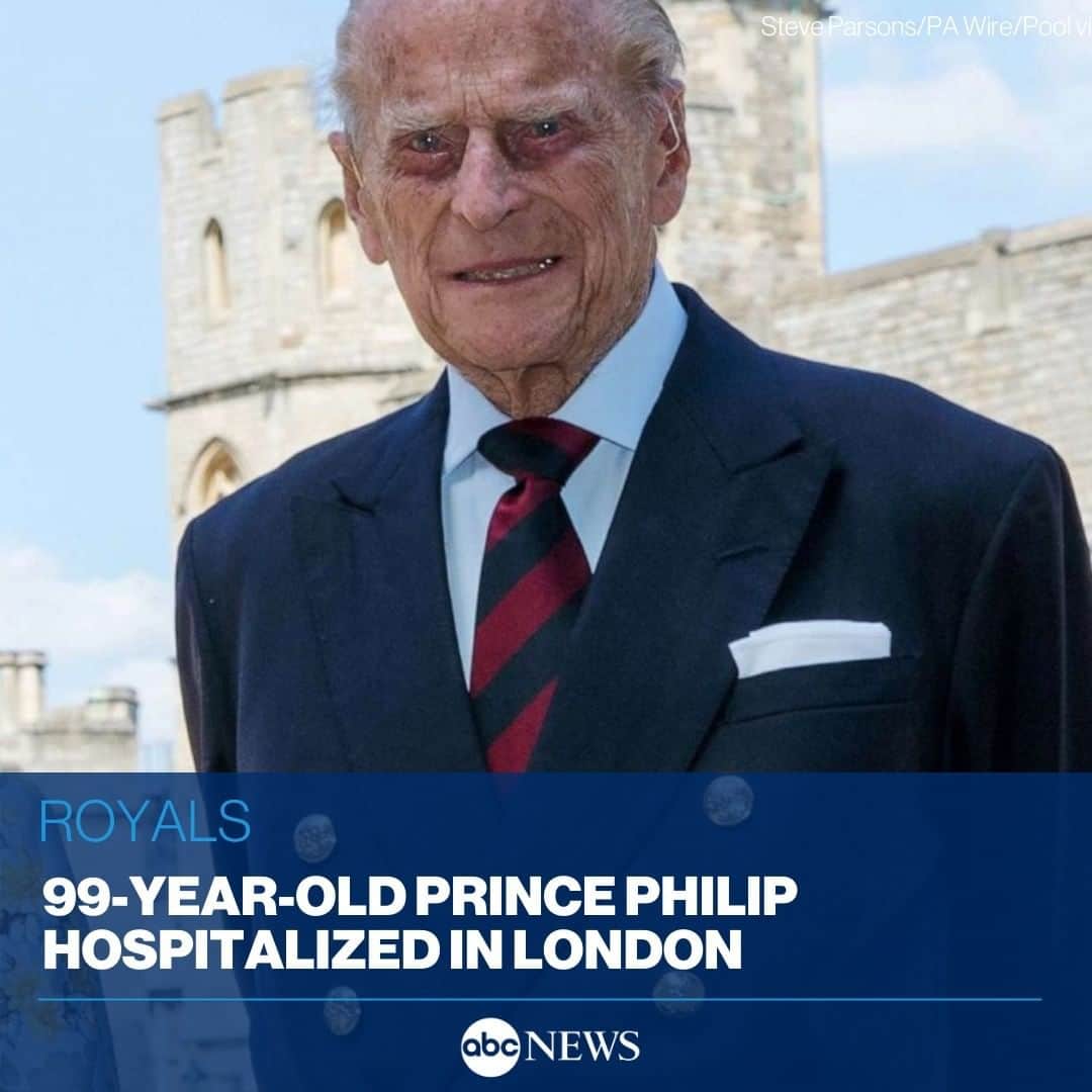 ABC Newsさんのインスタグラム写真 - (ABC NewsInstagram)「Prince Philip, the Duke of Edinburgh, was admitted to a London hospital, Buckingham Palace announced. Tap link in bio for MORE. #princephilip #royals #international」2月18日 0時19分 - abcnews