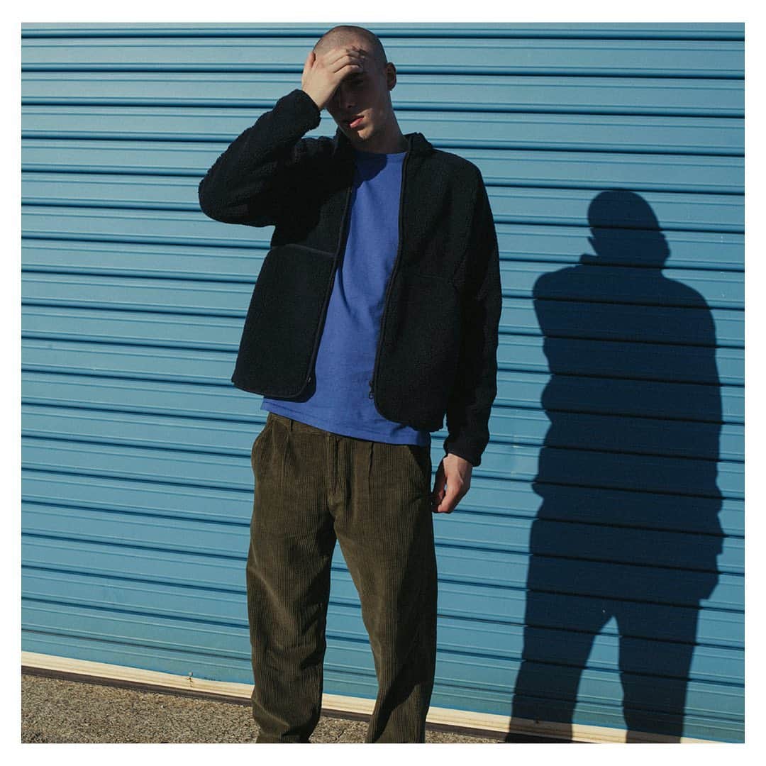 のインスタグラム：「Doh. From our Winter Spring collection, cords/jersey/fleece.  #mensstyle #contemporarycasualwear #forallfolk」
