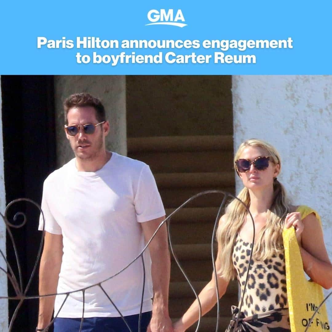Good Morning Americaさんのインスタグラム写真 - (Good Morning AmericaInstagram)「Wedding bells are ringing for #ParisHilton who revealed she's engaged to Carter Reum on her 40th birthday: "There's no one I'd rather spend forever with." LINK IN BIO!」2月18日 2時07分 - goodmorningamerica