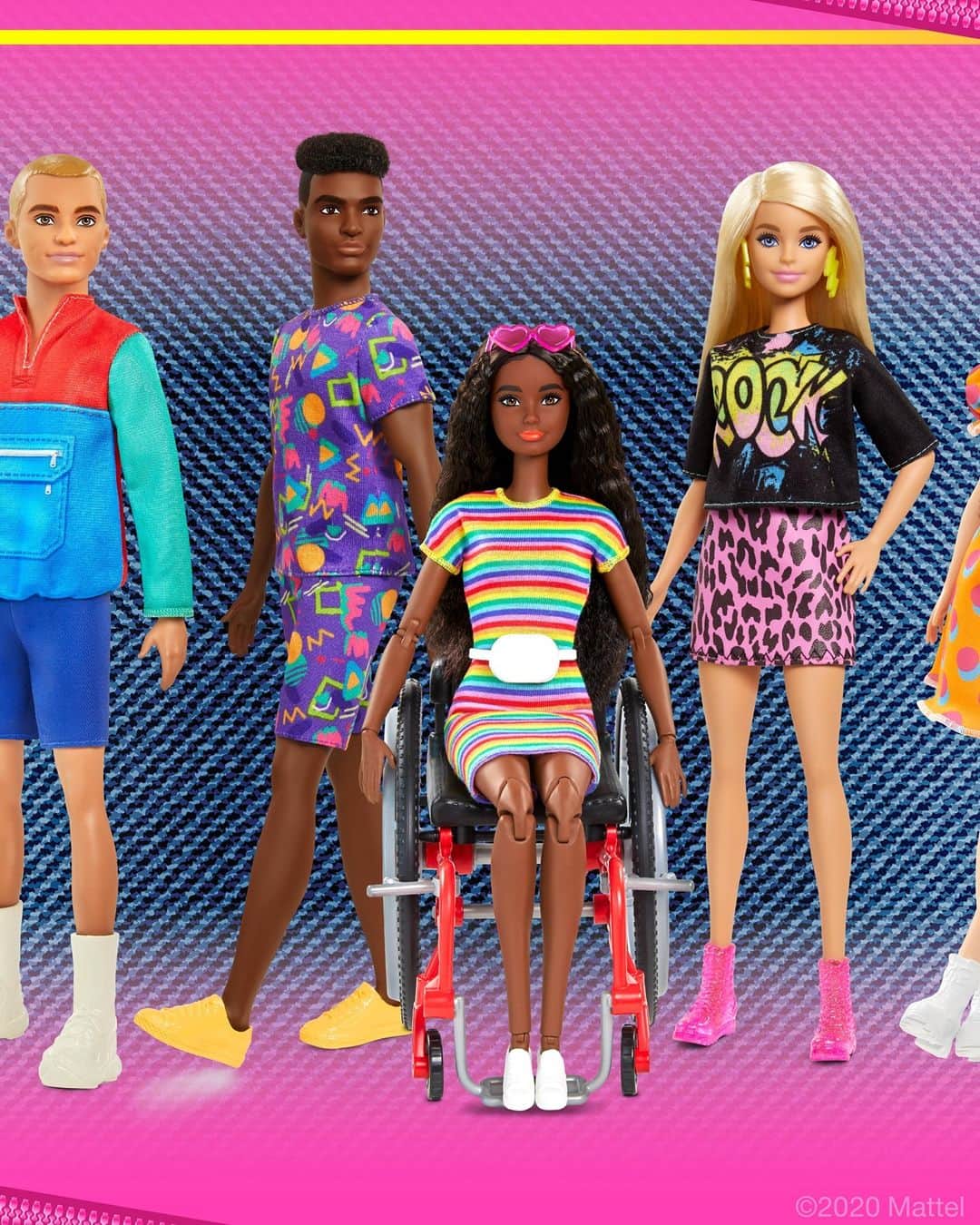 のインスタグラム：「Creativity begins here. Imagine more ways to dress up and play with new #Barbie fashion dolls, created to inspire more fun for everyone.」