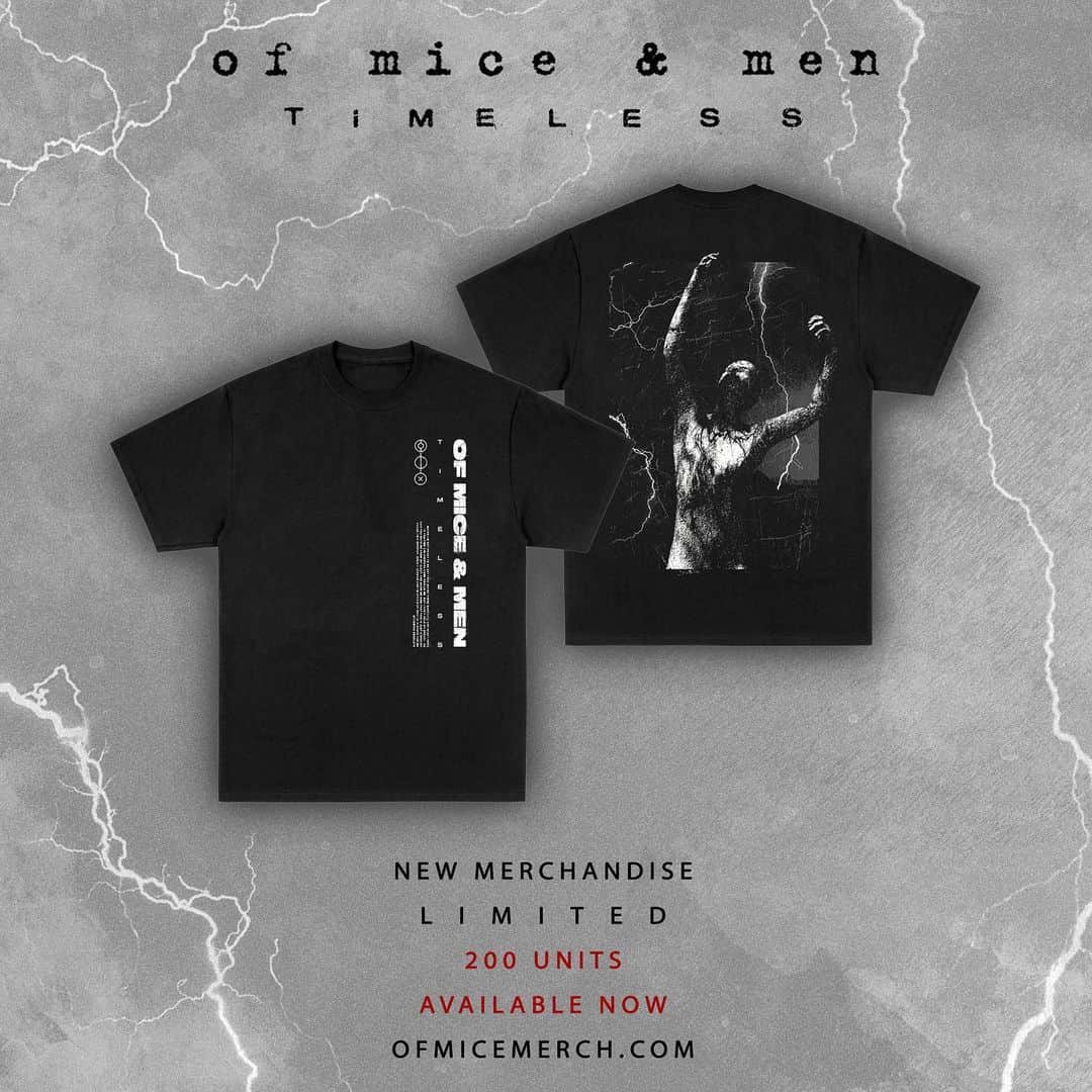 Of Mice & Menのインスタグラム：「Limited edition Timeless tee available now exclusively on our webstore. Only 200 units!」
