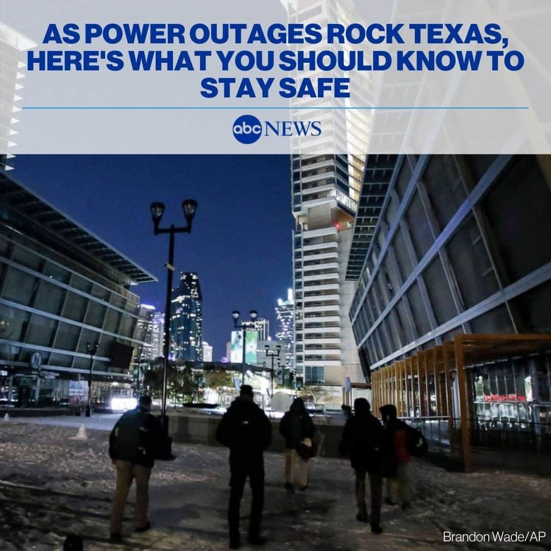 ABC Newsさんのインスタグラム写真 - (ABC NewsInstagram)「Millions in Texas are in the dark as snow and ice continue to pummel the state. Here are safety tips to keep in mind. For the full list, tap the link in bio. ⠀⠀⠀⠀⠀⠀⠀⠀⠀ 🔷 Never use a gas stovetop or oven to heat your home, FEMA officials said. ⠀⠀⠀⠀⠀⠀⠀⠀⠀ 🔷 Keep freezers and refrigerators closed during the power outage. ⠀⠀⠀⠀⠀⠀⠀⠀⠀ 🔷 Store a thermometer in the fridge and freezer; once power is restored, throw out food if the temperature is 40 degrees or higher. ⠀⠀⠀⠀⠀⠀⠀⠀⠀ #texas #weather #safetytips #winter #cold #poweroutage #abcnews」2月18日 2時05分 - abcnews