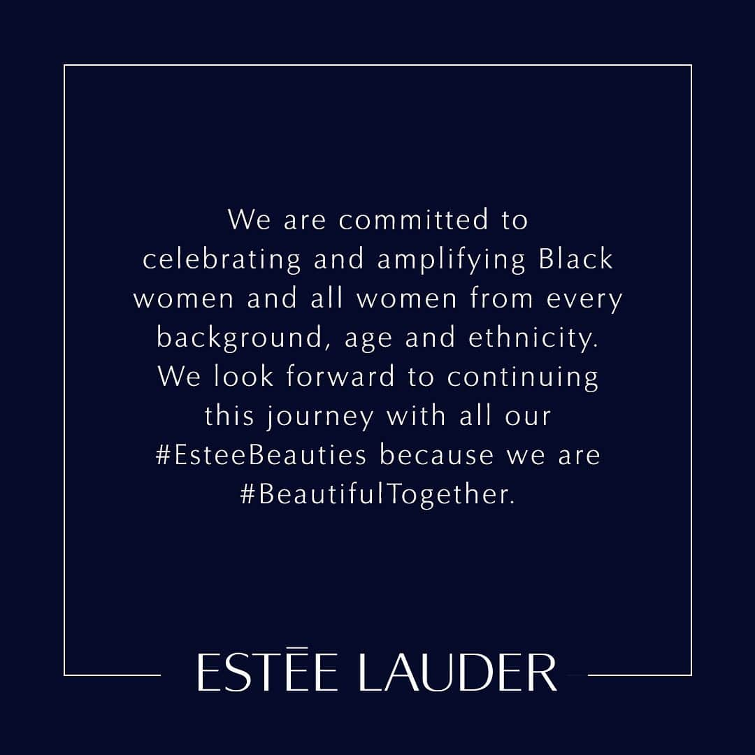 エスティローダーさんのインスタグラム写真 - (エスティローダーInstagram)「We are celebrating and honoring Black History this month and every month. Swipe to see our updates on our Racial Equity commitments. We are committed to celebrating and amplifying Black women and all women from every background, age and ethnicity. We look forward to continuing this journey with all our #EsteeBeauties because we are #BeautifulTogether.」2月18日 2時31分 - esteelauder