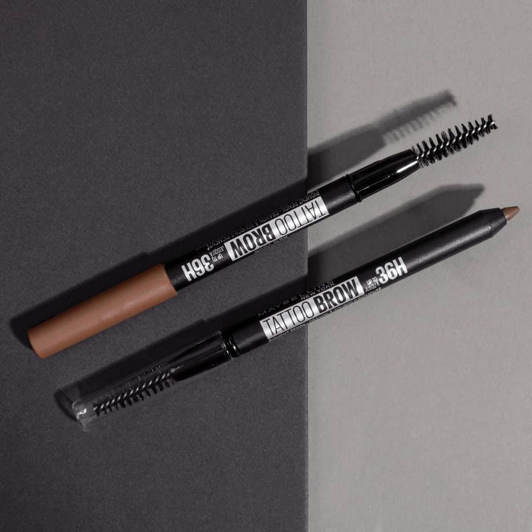 Maybelline New Yorkさんのインスタグラム写真 - (Maybelline New YorkInstagram)「Have you tried our tattoo studio 36hr brow pencil? Step up your brow game with this easy-to-use pencil! Here's why you'll love it: ⁣ 💥 Waterproof⁣ 💥 Sharpenable ⁣ 💥 Smudge-proof⁣ 💥 Features a spoolie on one end⁣ Tap to shop all shades! #mnybrows」2月18日 2時39分 - maybelline