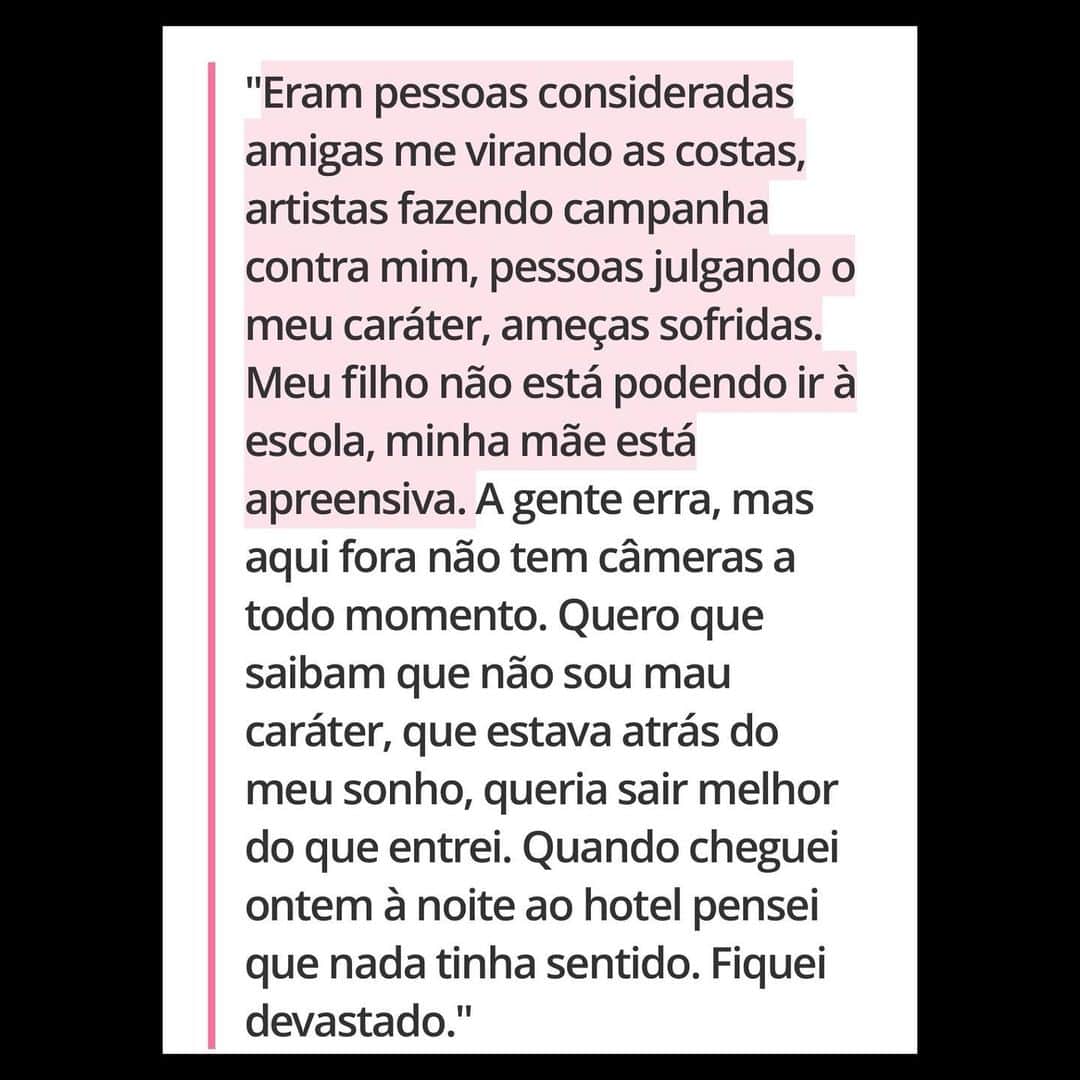 Preta Gilのインスタグラム：「Tenho conversado muito com as pessoas no ClubHouse e insisto em falar sobre esse excesso de ódio pelos participantes do BBB. Eu não concordo com as atitudes de muitos ali dentro mas não vou fazer aqui fora justamente o que criticamos que eles fazem lá dentro!! ÓDIO não leva a lugar nenhum!!! Não gosto, não sigo, não consumo o trabalho da pessoa, mas não desejo o mal para eles e sim o crescimento e amadurecimento. Que eles, ao saírem, revejam suas atitudes e aprendam, só isso!!!  Me parte o coração ler um negócio desse: mãe e filhos do Nego Di ameaçados?? É isso que queremos?  Temos que refletir também sobre esse tipo de espectadores que somos aqui fora. Eu não sou e nunca serei essa pessoa que quer cancelar, aniquilar a vida deles. Sou fã do BBB desde a época que era vergonhoso gostar do BBB e sempre torci, sofri, me envolvi, mas nunca desejei o mal de ninguém!!!  VAMOS REFLETIR MEU POVO!!!」