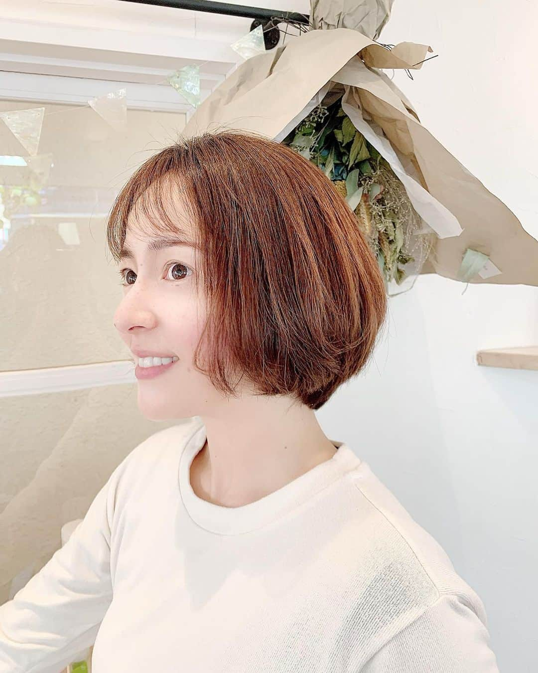 木内晶子のインスタグラム：「もう3月！新しい春に向けてチェンジです✨#ヘアアンヴォーグ #ヘアアレンジ」