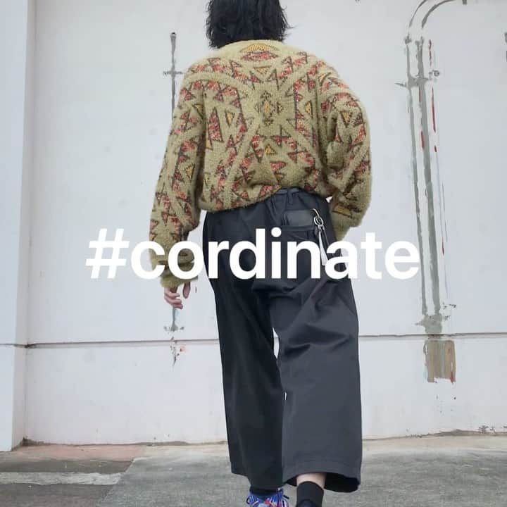 のインスタグラム：「: 花粉により 定まらぬ顔 . #iroquois  #mensfashion #used #vintage #cordinate #コーディネート #コーデ #ファッション #メンズファッション #ユーズド #ヴィンテージ #usedclothing #古着」
