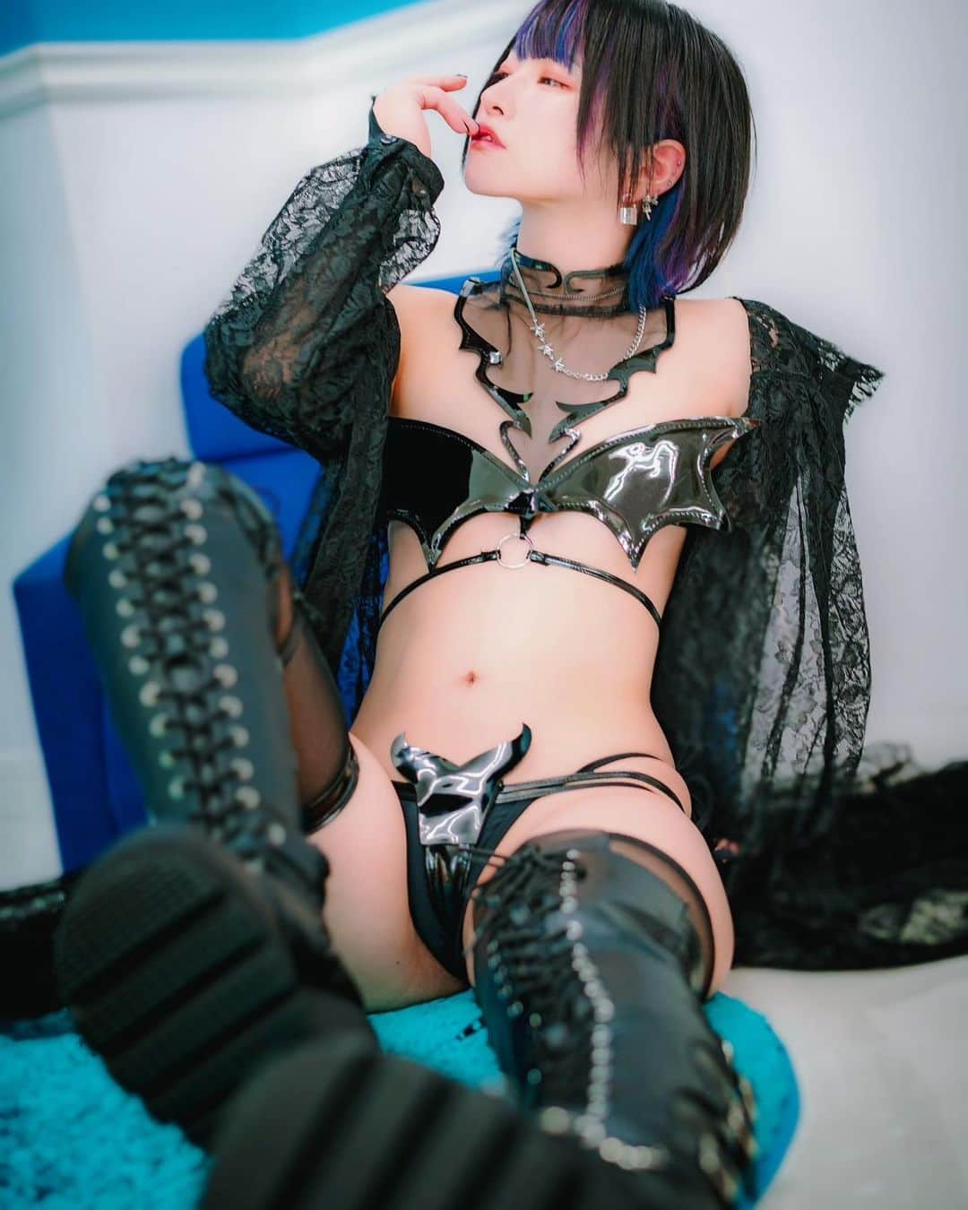 霧宮てんのインスタグラム：「sexy🥀」