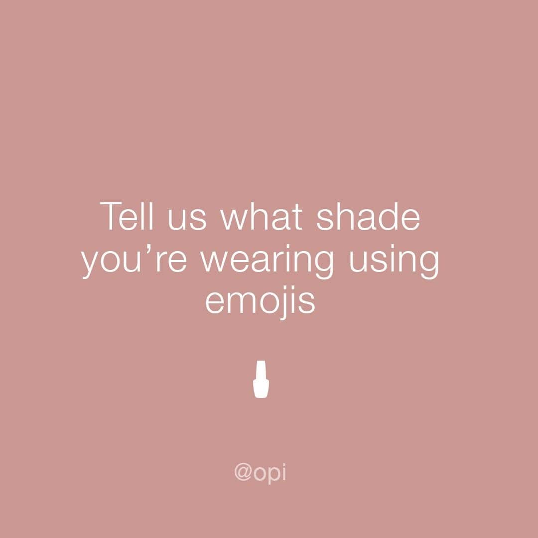 OPIさんのインスタグラム写真 - (OPIInstagram)「🍓🍹? 😂🐰? Let us know below 👇  #ColorIsTheAnswer #OPIObsessed #Nails #NailSwag #Funny #NailQuote #Meme #NailPolish⁠ #NailTech #Relatable #Mani #Manicure #Color」2月18日 5時14分 - opi