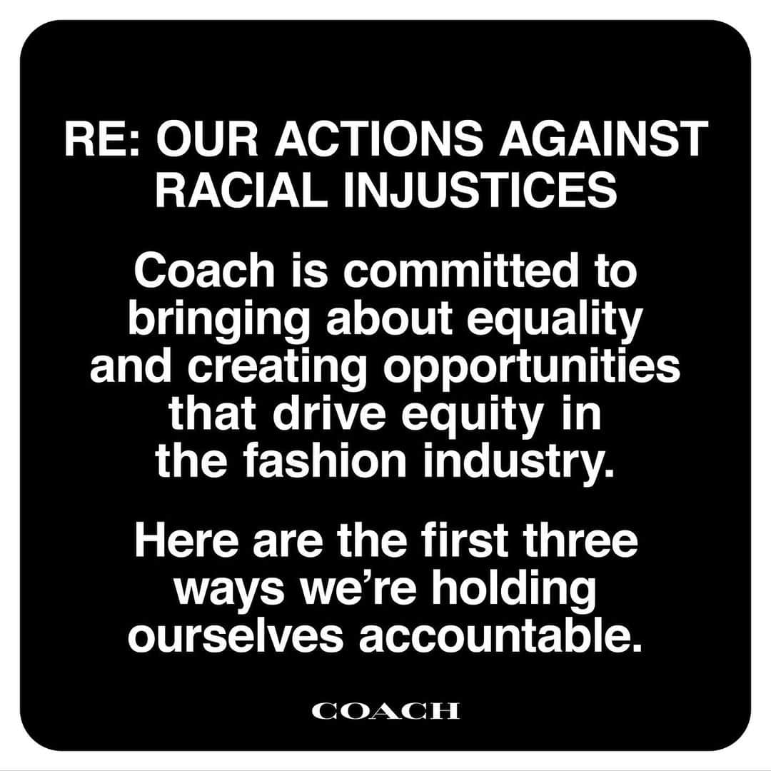 コーチさんのインスタグラム写真 - (コーチInstagram)「Following our partnership last fall with More Than A Vote, we wanted to give you an update on the next steps we’re taking to do our part to help combat systemic inequality. Through honest dialogue, creative amplification and ongoing partnerships with organizations that support BIPOC community members, we are committed to advancing racial equality and elevating Black voices within the fashion community. #CoachNY」2月18日 5時54分 - coach