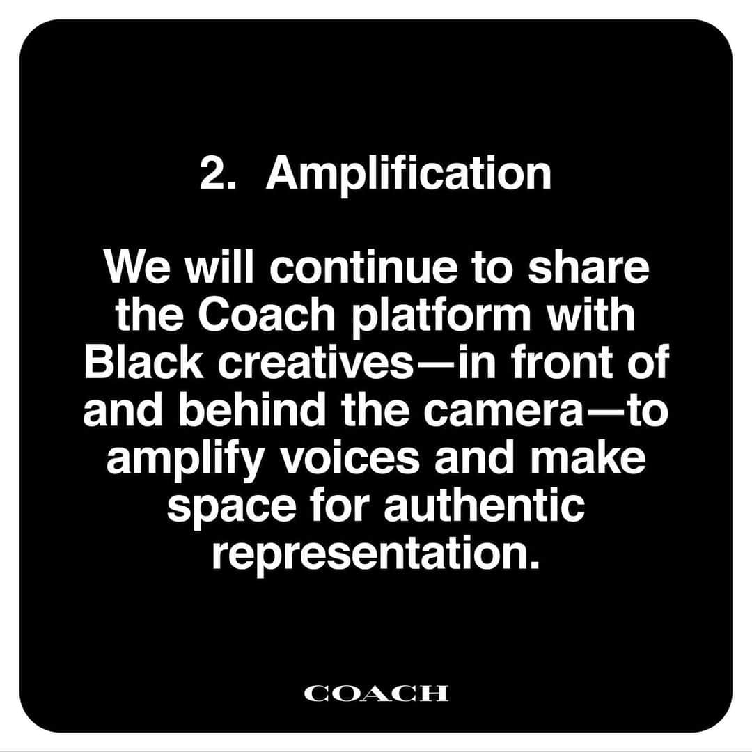 コーチさんのインスタグラム写真 - (コーチInstagram)「Following our partnership last fall with More Than A Vote, we wanted to give you an update on the next steps we’re taking to do our part to help combat systemic inequality. Through honest dialogue, creative amplification and ongoing partnerships with organizations that support BIPOC community members, we are committed to advancing racial equality and elevating Black voices within the fashion community. #CoachNY」2月18日 5時54分 - coach