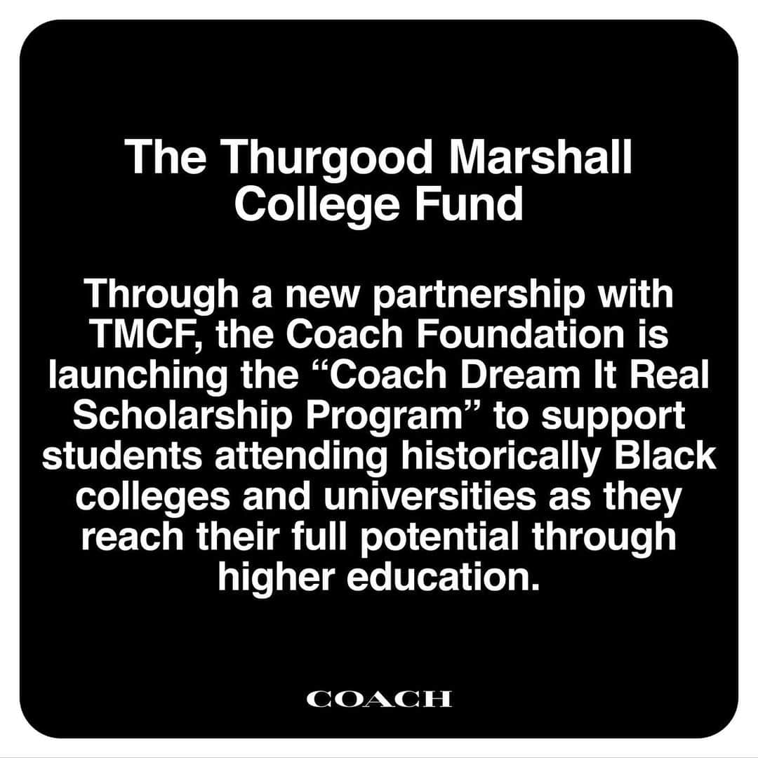 コーチさんのインスタグラム写真 - (コーチInstagram)「Following our partnership last fall with More Than A Vote, we wanted to give you an update on the next steps we’re taking to do our part to help combat systemic inequality. Through honest dialogue, creative amplification and ongoing partnerships with organizations that support BIPOC community members, we are committed to advancing racial equality and elevating Black voices within the fashion community. #CoachNY」2月18日 5時54分 - coach