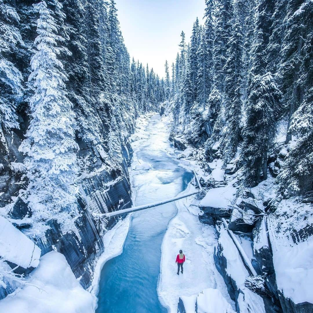 AIR CANADAさんのインスタグラム写真 - (AIR CANADAInstagram)「Canada in winter is pure and beautiful. While you stay home and dream about your next adventure, enjoy the amazing views of our own backyard. . . Le Canada est tout simplement magnifique en hiver. Tandis que vous êtes à la maison et rêvez de votre prochaine escapade, profitez des panoramas incroyables qui nous entourent.  📸: @jessica.turnblom, @4000hikes, @calsnape,  @motherpixels」2月18日 6時00分 - aircanada