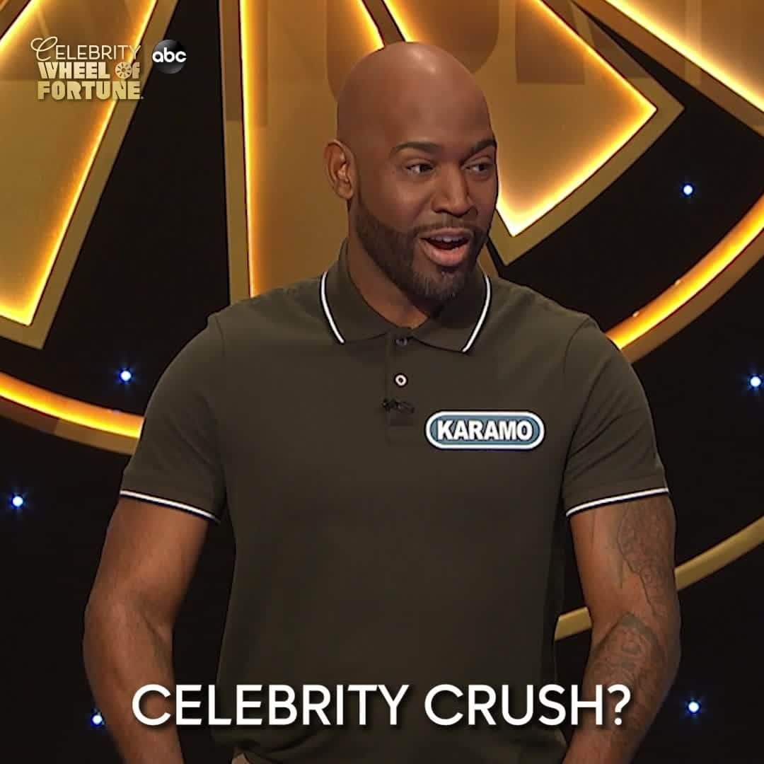 アメリカン・ブロードキャスティング・カンパニーのインスタグラム：「So many celebrity crushes for @karamo (and us) in one night! 😍 #CelebrityWheelOfFortune」
