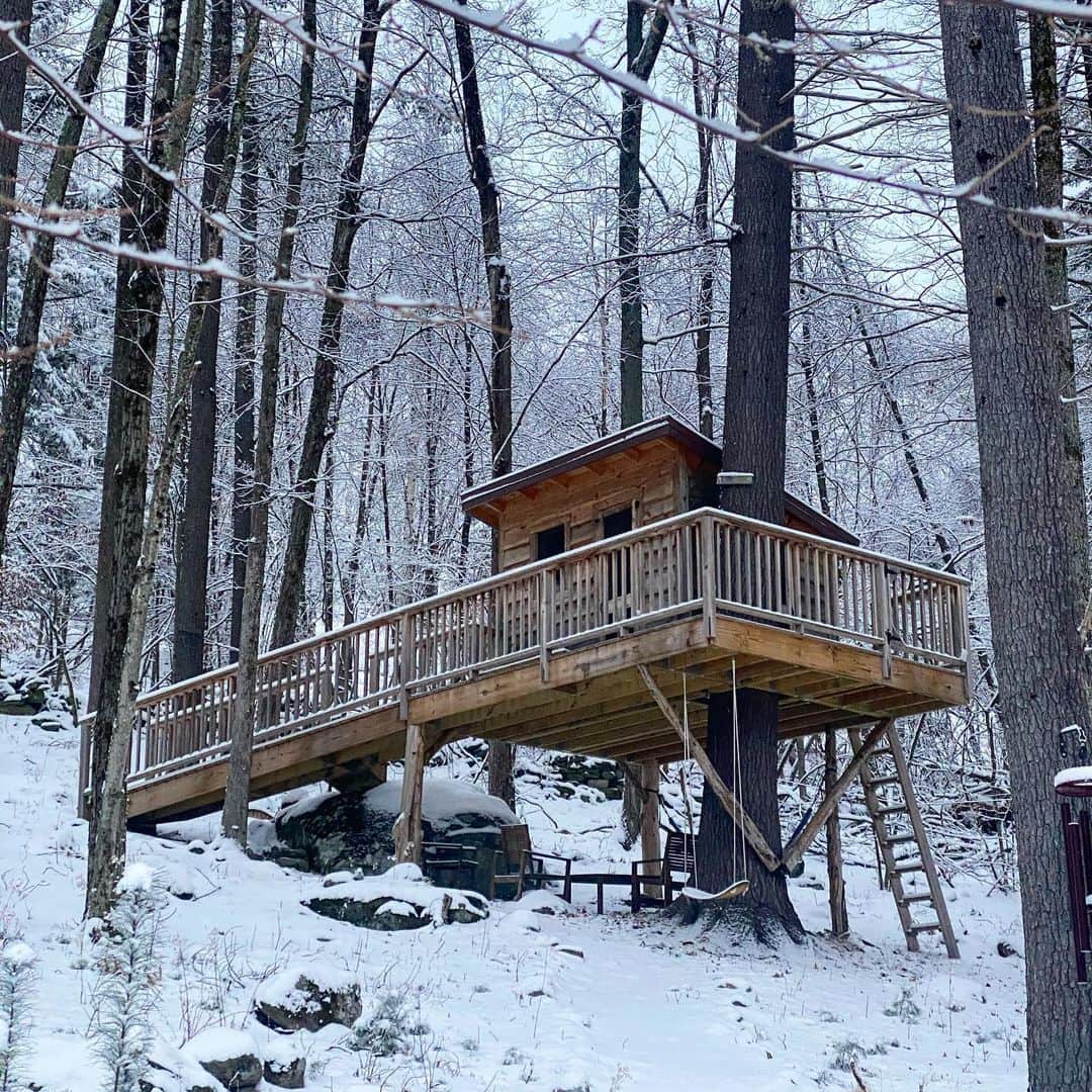 ナイジェル・バーカーさんのインスタグラム写真 - (ナイジェル・バーカーInstagram)「The homestead... it was 6 degrees Fahrenheit this morning, that’s -14 degrees Celsius so basically bloody FREEZING! But beautiful x #swipeleft for a garden tour ❄️🤍❄️」2月18日 6時42分 - nigelbarker