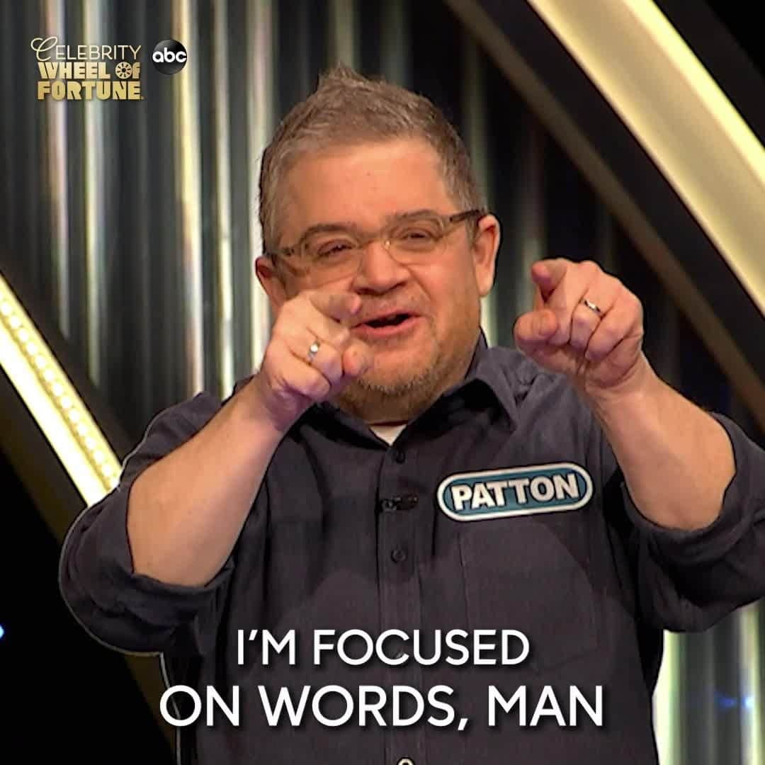 アメリカン・ブロードキャスティング・カンパニーのインスタグラム：「Don't expect any laughs from @pattonoswalt on tomorrow's #CelebrityWheelOfFortune 😉」