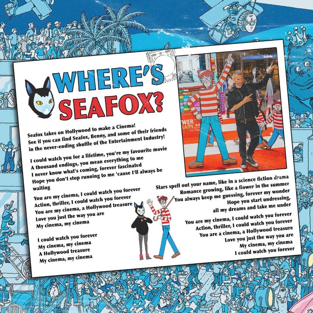 ギャランティスさんのインスタグラム写真 - (ギャランティスInstagram)「Where's Seafox? [Cinema Edition] 👀 Gotta find ‘em all」2月18日 7時16分 - wearegalantis