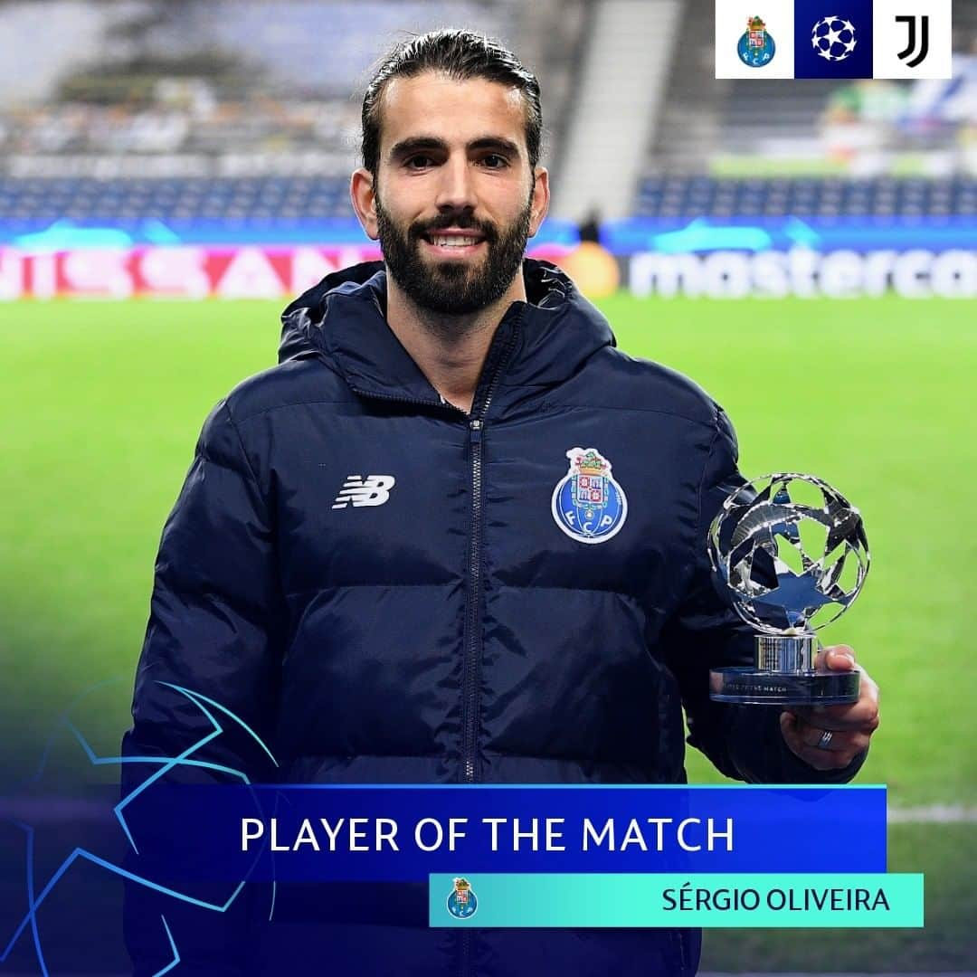 UEFAチャンピオンズリーグさんのインスタグラム写真 - (UEFAチャンピオンズリーグInstagram)「🔵⚪️ Sérgio Oliveira claims the prize following a brilliant midfield performance 🥇  #UCL #UCLPOTM」2月18日 7時42分 - championsleague