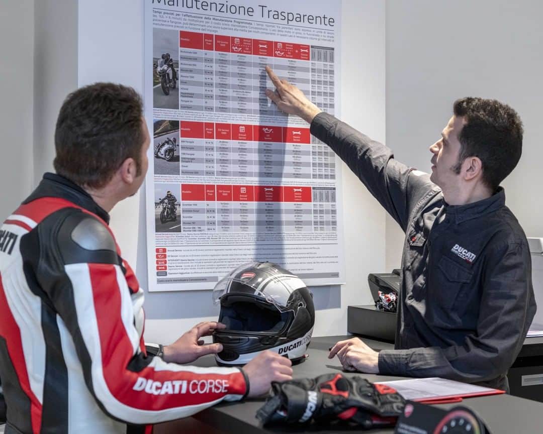 Ducati Japanさんのインスタグラム写真 - (Ducati JapanInstagram)「車両を購入する際、先々に発生する費用が気になりませんか？  ドゥカティは、メインテナンス・コストを抑えることを考慮に入れながら、最高レベルの安全性と信頼性を兼ね備えた、最先端のモーターサイクルをお客様にお届けすることを常に目指しています。  ドゥカティジャパン・ネットワーク店では、ドゥカティが定める定期メインテナンス項目とその費用を店頭ポスターにてお客様にお知らせしています。詳細につきましては、お近くのドゥカティジャパン・ネットワーク店へご相談ください。  「DUCATI FOR YOU」についてはプロフィール( @ducatijapan )のリンクよりドゥカティ ジャパンのサイトをご覧ください。  #ドゥカティいいじゃん #DucatiForYou #バイク #バイクのある生活 #バイクのある風景 #motorcycle #bike #ツーリング」2月18日 8時00分 - ducatijapan
