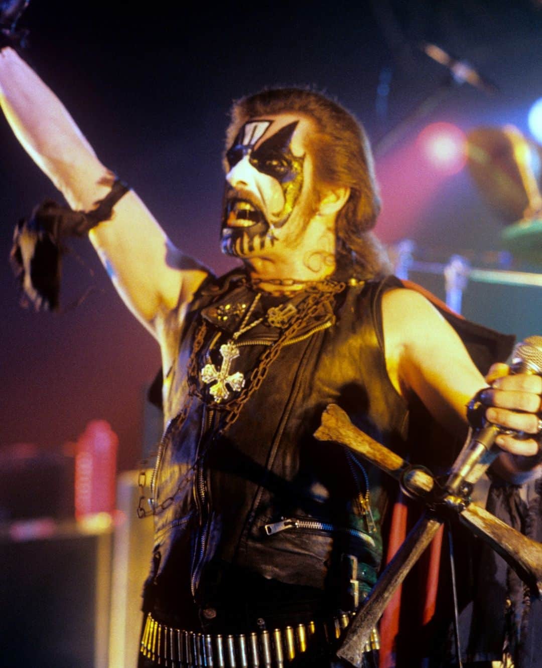 Revolverさんのインスタグラム写真 - (RevolverInstagram)「King Diamond released his solo debut, 'Fatal Portrait,' 35 years ago today! 👑 When's the first time you heard King Diamond or Mercyful Fate?⁠ 📸: Fryderyk Gabowicz」2月18日 8時07分 - revolvermag