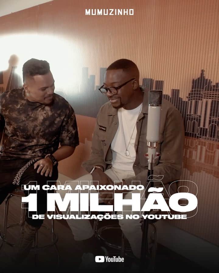 Sorriso Marotoのインスタグラム：「O clipe de UM CARA APAIXONADO bateu 1 MILHÃO de visualizações! Já é sucesso, @mumuzinho! Tamo junto 👊🏽  E pra quem ainda não viu, vai lá dar o play e curtir com a gente! ❤️」