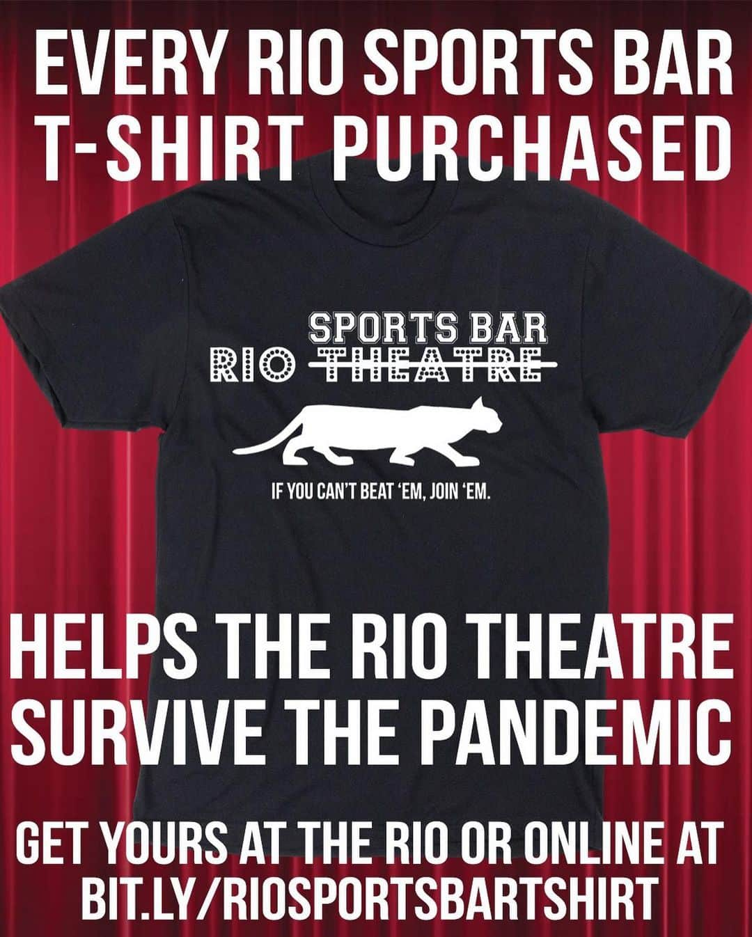 リチャード・ハーモンさんのインスタグラム写真 - (リチャード・ハーモンInstagram)「You too could have this limited edition @riotheatre T-Shirt! Comfortable, fashionable, athletic, artistic, sarcastic, it’s got it all!  Link in my bio! #riosportsbar」2月18日 8時12分 - richardsharmon