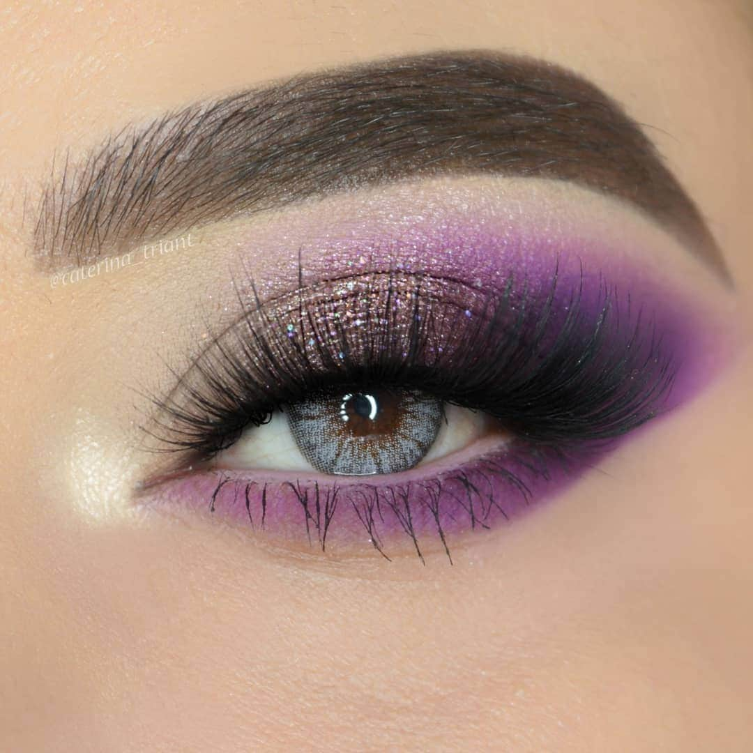 NYX Cosmeticsさんのインスタグラム写真 - (NYX CosmeticsInstagram)「@caterina_triant wears our Can't Stop Won't Stop Full Coverage Foundation + Concealer as a base for this gorgeous smoked out #EOTD 💜✨ • #nyxcosmetics #nyxprofessionalmakeup #crueltyfreebeauty #veganformula」2月18日 8時18分 - nyxcosmetics