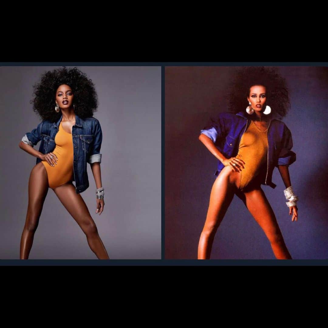 Lacy Redwayさんのインスタグラム写真 - (Lacy RedwayInstagram)「A throwback to 2017 when I helped to transform @eboneedavis into Nina, Tina, Pat, Diane, Josephine, Iman, Donyale, and Marsha. 👸🏽’s   Shoot concept dreamt up by @lpeopleswagner for @thecut .  📸 by: @ricardo_rivera   #HairByLacyRedway」2月18日 9時23分 - lacyredway