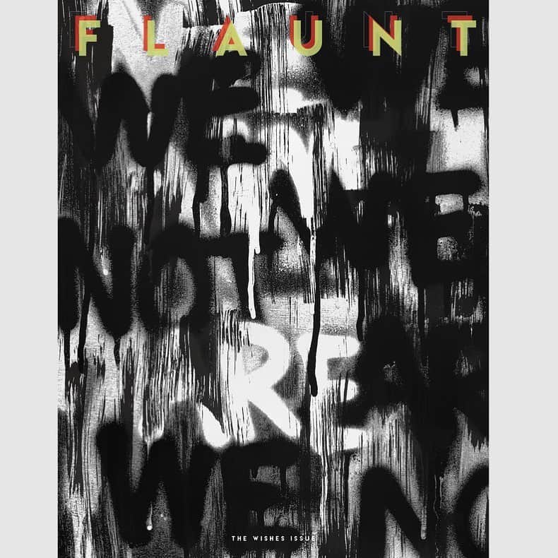 Flaunt Magazineさんのインスタグラム写真 - (Flaunt MagazineInstagram)「@Pendleton.Adam created the Art Cover for The Wishes Issue, now on sale.  ⠀⠀⠀⠀⠀⠀⠀⠀⠀ Pendleton is one of 37 artists featured in newly opened exhibition by NYC's @NewMuseum, "Grief and Grievance: Art and Mourning in America".  ⠀⠀⠀⠀⠀⠀⠀⠀⠀ The exhibition examines Black grievance in American history, alongside the amassing notion of white grievance in the social / political space, and grievance’s artistic matriculation in all forms.  ⠀⠀⠀⠀⠀⠀⠀⠀⠀ Says Pendleton on the show theme: "The stages of grief in the Kübler-Ross model, “DABDA,” imply to many people a linear progression, at the end of which is acceptance, which means that the stages are supposed to lead to a resolution of the tension created by the loss. In this view, each stage preceding acceptance, while 'valid,' is also insufficient and unsustainable, and to remain within one of them for too long is considered unhealthy, almost pathological. I would like to think of the work as far less linear, neither remaining within any stage nor moving toward a resolution of tension. So, I would rather think of all the stages layered at once." ⠀⠀⠀⠀⠀⠀⠀⠀⠀ “My primary sensation is awe,” adds #NaomiBeckwith, one of four curators handed the torch following the passing of the exhibition's original curatorial vision, #OkwuiEnwezor, “Awe for a man who was perceptive enough to see the relationship between emotions and politics; to create an argument around the centrality of anti-Black violence to American history and politics; and who was prescient enough to see that, because the US has not worked through these issues, would be acute time after time. He just didn’t know that the next flare-up would be so soon, though his entire point was that the 2016 election was bound to scare up something.”  Read more from Pendleton and Beckwith, as well as participating artists @hankwillisthomas and @kevinmbeasley when you visit flaunt.com.  ⠀⠀⠀⠀⠀⠀⠀⠀⠀ Featured: Adam Pendleton. “Untitled (WE ARE NOT)” (Detail) (2020). Courtesy the artist and @davidkordanskygallery  ⠀⠀⠀⠀⠀⠀⠀⠀⠀ #NewMuseum #GriefAndGrievance #AdamPendleton #WishesIssue #Art #Grief」2月18日 10時20分 - flauntmagazine