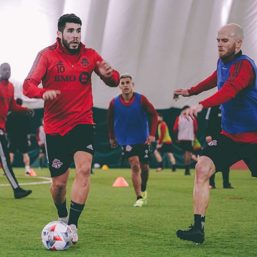 Major League Soccerのインスタグラム：「@torontofc: first team back in action! 💪」