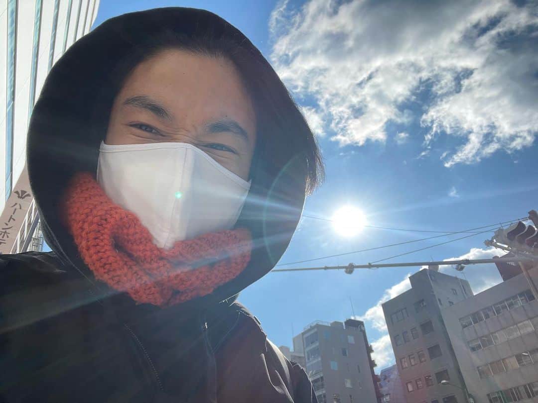 広瀬斗史輝のインスタグラム：「おはよー！ 大阪初日のマチソワ👍 はー楽しみ！ 楽しんできまーす！」