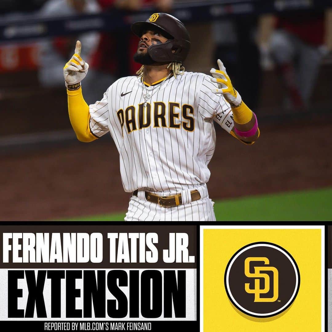 MLBさんのインスタグラム写真 - (MLBInstagram)「What an offseason in San Diego!  Fernando Tatis Jr., Padres reportedly agree to 14-year, $340 million deal, per MLB.com's Mark Feinsand.」2月18日 10時45分 - mlb