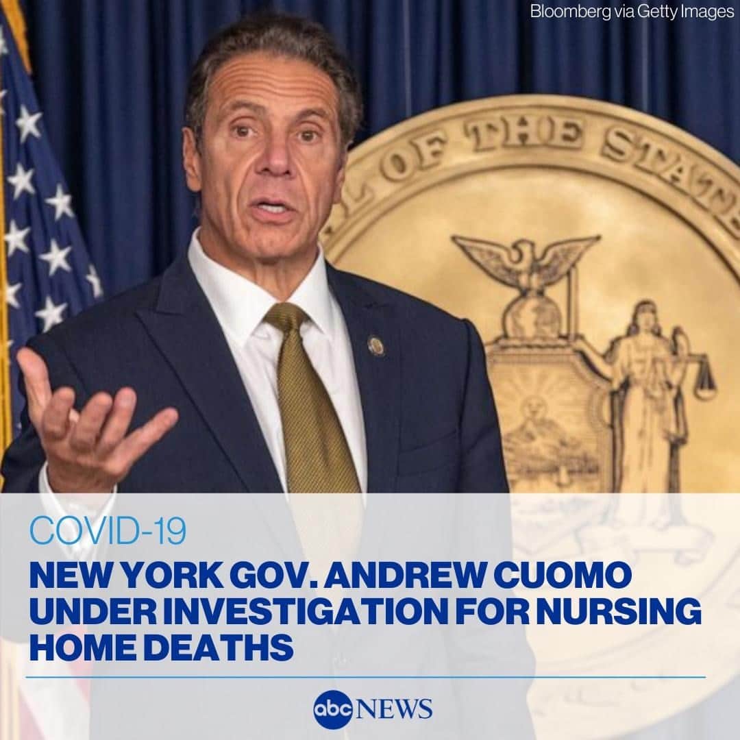 ABC Newsさんのインスタグラム写真 - (ABC NewsInstagram)「The FBI and federal prosecutors in Brooklyn are investigating Gov. Andrew Cuomo's coronavirus task force with a particular focus on his administration's handling of nursing homes early in the coronavirus pandemic, two sources familiar with the matter told @abcnews. MORE AT LINK IN BIO.」2月18日 11時01分 - abcnews