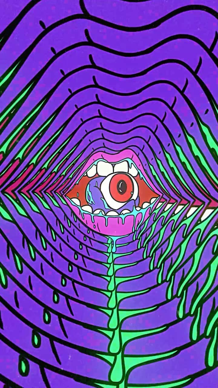 フー・ファイターズのインスタグラム：「...for the eyes 👀 brought to you by @rafatoon & @drmbear. 🤘 Listen again at link in bio.」