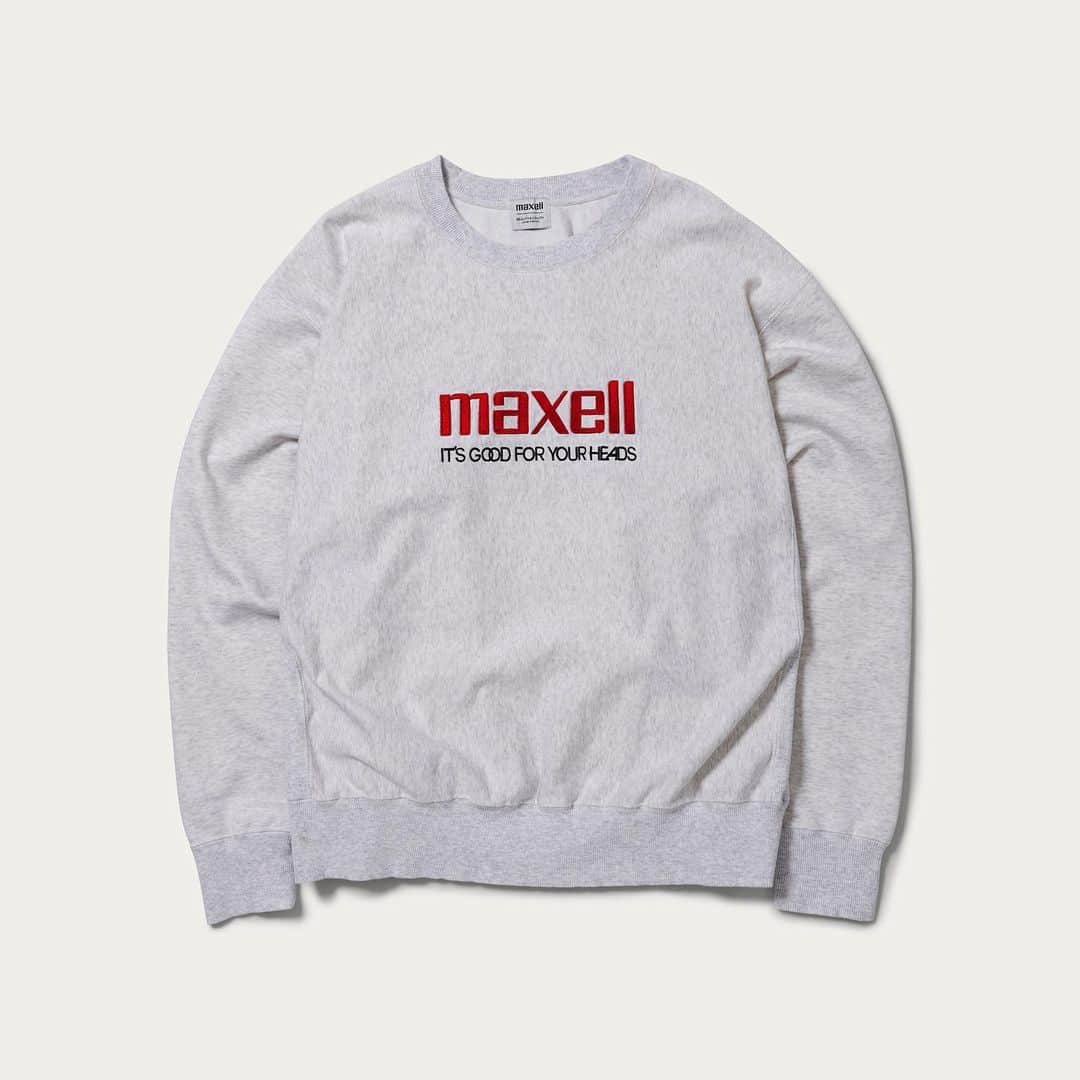 のインスタグラム：「ㅤㅤㅤㅤㅤㅤㅤㅤㅤㅤㅤㅤㅤ 【MEN’S：COMING SOON】 ＜maxell＞×＜BEAUTY&YOUTH＞ 電気機器メーカー＜maxell＞とのコラボレーションアイテムを販売いたします。今回はクルーネックスウェットとパーカーの2型をご用意。日本の編立工場に別注したヘビーオンスのオリジナルのスウェット生地を使っており、こだわりは十分。長く愛せるアイテムです。  ＜maxell＞×＜BEAUTY&YOUTH＞ SWEAT SHIRT ¥15,400(tax in) PARKA ¥16,500(tax in)  発売日：2月19日(金)  #BEAUTYANDYOUTH #BYMENS21 #BYSS21  —BY STORE ACCOUNT—  WOMEN @beautyandyouth_women_store MEN @beautyandyouth_men_store」