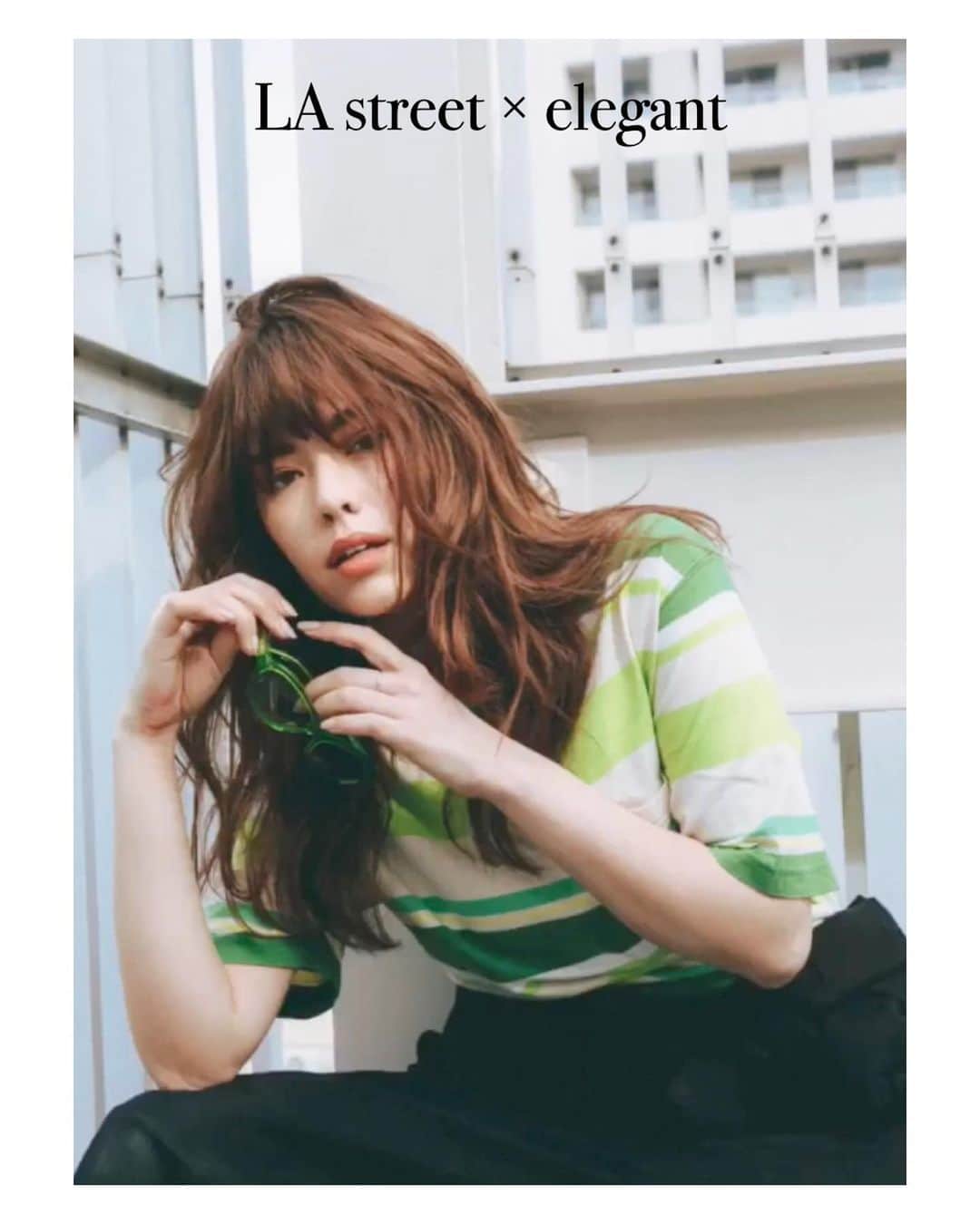 のインスタグラム：「【LA street × elegant】  春に向け 透明感のあるナチュラルなエレガント感を！  ファッション感とリラックス感を持たせたレイヤースタイル◎  color cut / 12000〜  hair director / @kogure_tomohiro   お写真ありがとうございました！  ※ご予約はTEL or NETよりご確認下さいませ。」
