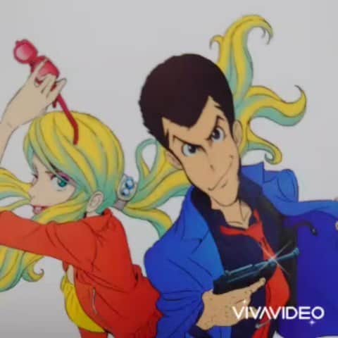 あしべのインスタグラム：「来週の月曜日から TOKYO MAXで ルパン三世part4が再放送✨  レベッカシリーズ 好きなんですよ〜  来週から楽しみが出来ました😂  青ジャケルパン大好きです😍 part4のOPをものまねしてみました  #栗田貫一　さん #あしべ #ルパン三世 #ものまね #part4 #レベッカ」