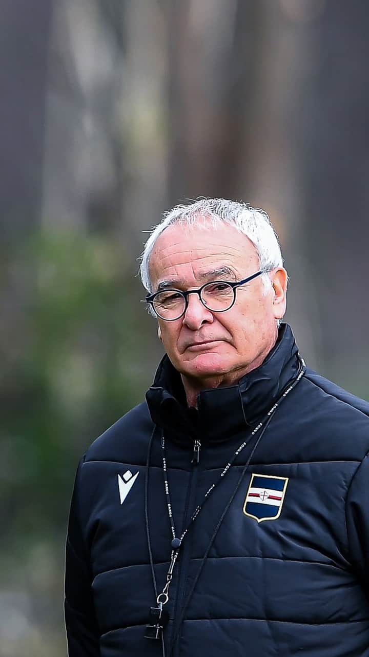 UCサンプドリアのインスタグラム：「La conferenza del tecnico blucerchiato #Ranieri all'antivigilia #LazioSamp, 23.a giornata di @seriea.」