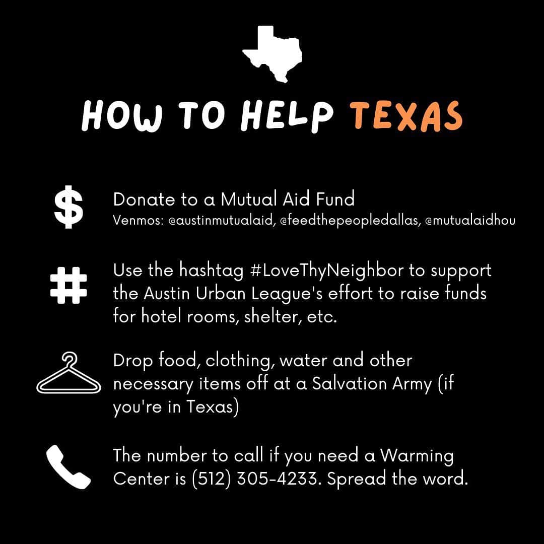 ケリー・ワシントンさんのインスタグラム写真 - (ケリー・ワシントンInstagram)「Texas needs our help 🙏🏾❤️. There are organizations on the ground that need our assistance in helping Texans stay warm and safe. Donate, call, share, volunteer, pray. Whatever you can do to help! I’ll continue to share info and resources on my stories. Stay tuned and stay safe ❤️❤️❤️❤️❤️」2月18日 14時30分 - kerrywashington